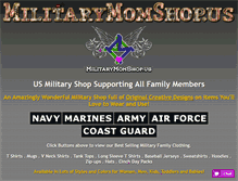 Tablet Screenshot of militarymomshop.us